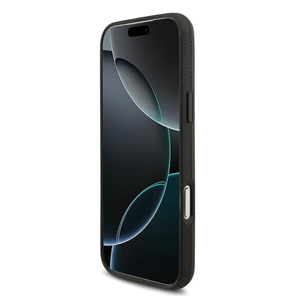 iPhone 17 Pro Max Kılıf BMW Orjinal Lisanslı M-safe Şarj Özellikli Metal Logolu Delikli M Dizayn Deri Kılıf