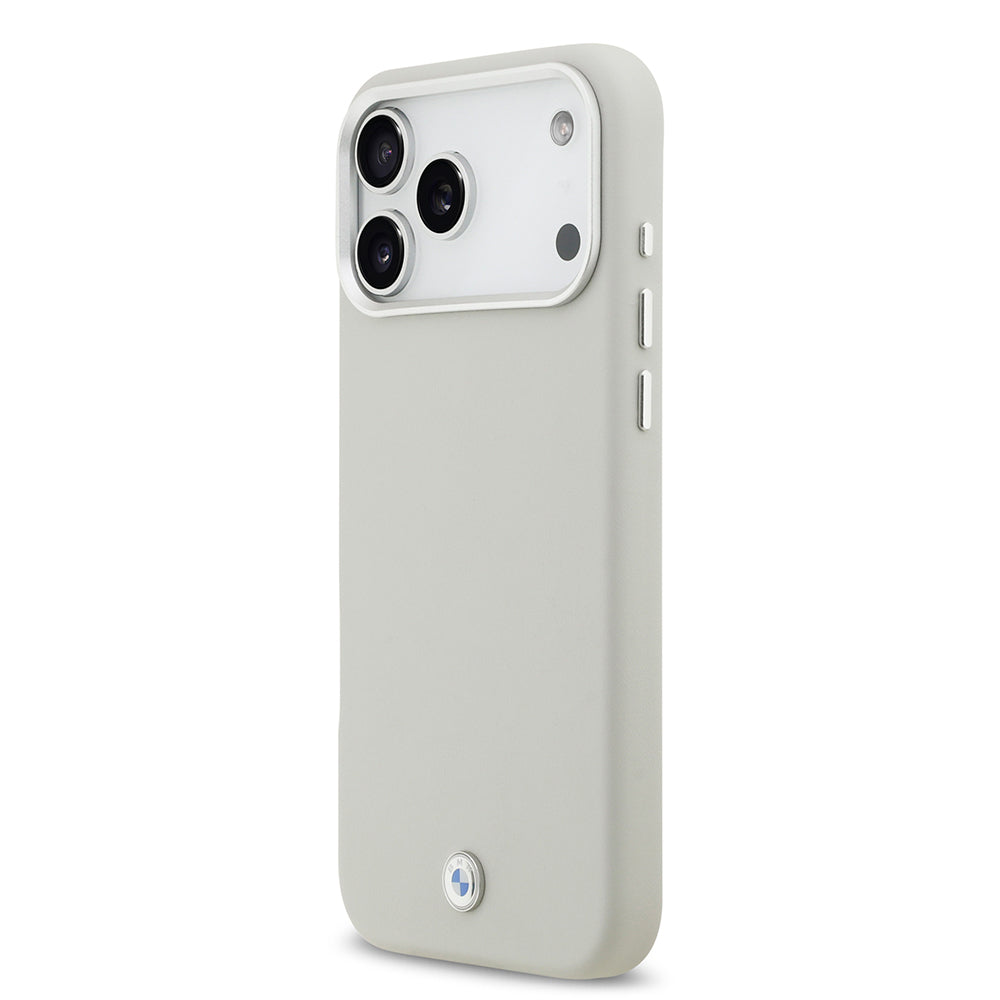 iPhone 17 Pro Max Kılıf BMW Orjinal Lisanslı M-safe Şarj Özellikli Metal Logolu Tam Kaplama Deri Kılıf