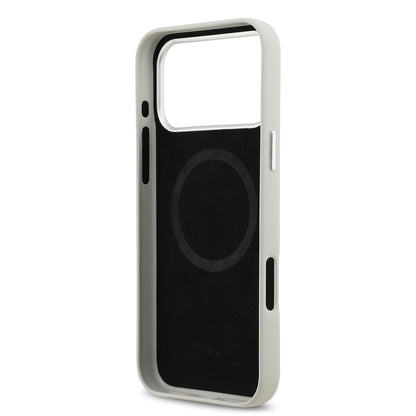 iPhone 17 Pro Max Kılıf BMW Orjinal Lisanslı M-safe Şarj Özellikli Metal Logolu Tam Kaplama Deri Kılıf