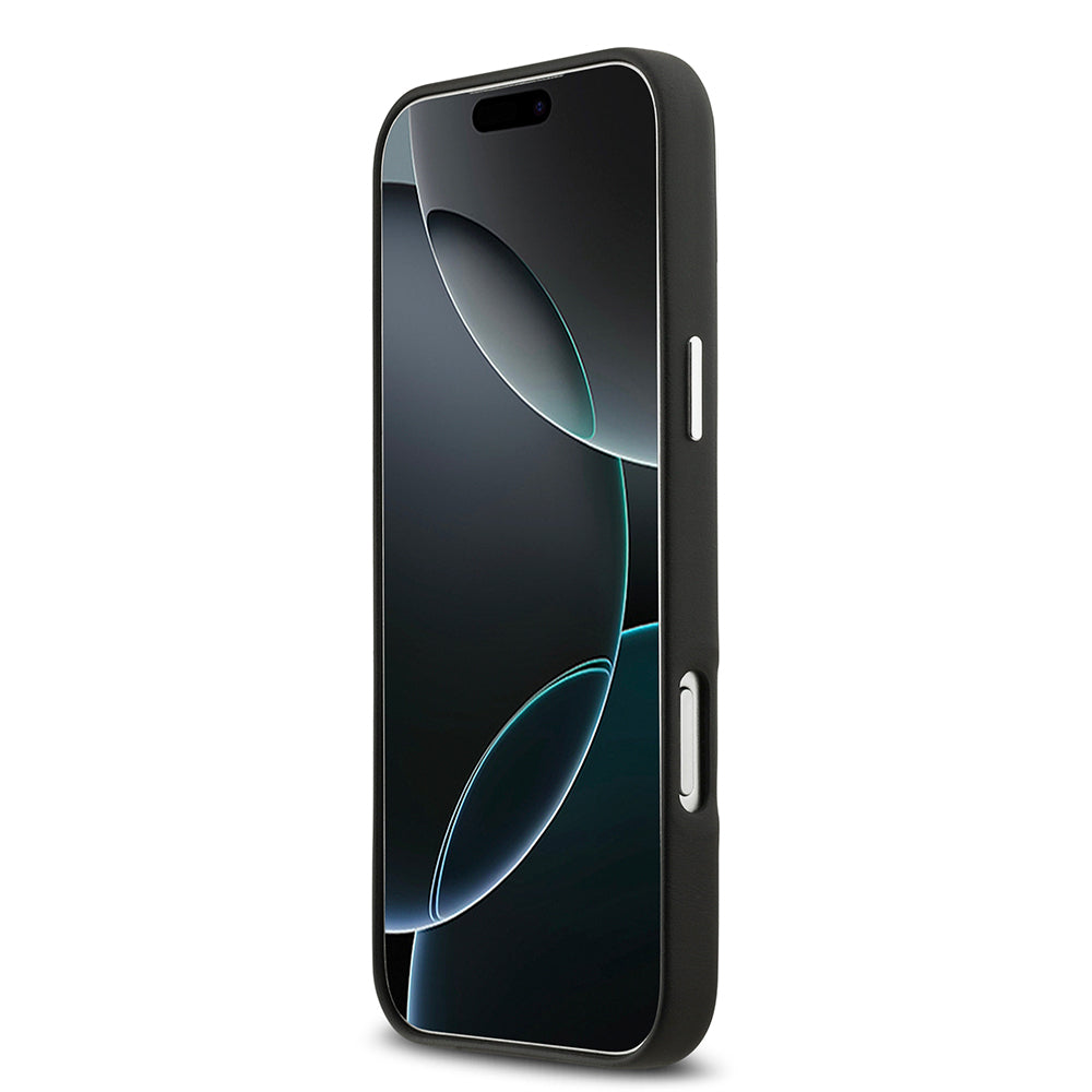 iPhone 17 Pro Max Kılıf BMW Orjinal Lisanslı M-safe Şarj Özellikli Metal Logolu Tam Kaplama Deri Kılıf