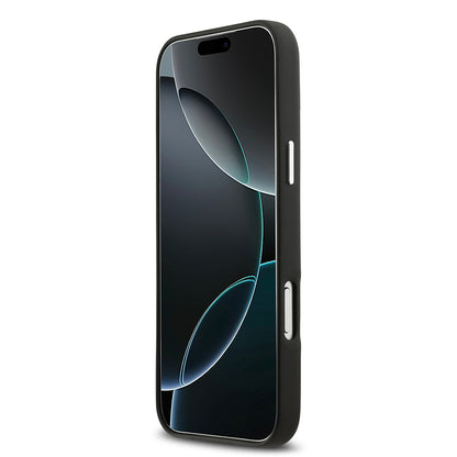 iPhone 17 Pro Max Kılıf BMW Orjinal Lisanslı M-safe Şarj Özellikli Metal Logolu Tam Kaplama Deri Kılıf