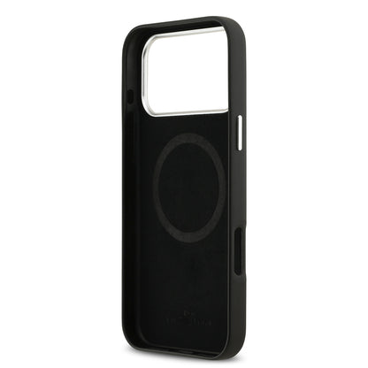 iPhone 17 Pro Max Kılıf BMW Orjinal Lisanslı M-safe Şarj Özellikli Metal Logolu Tam Kaplama Deri Kılıf