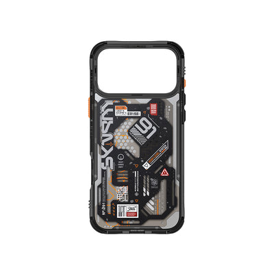 Apple iPhone 17 Pro Max Kılıf Desenli Airbag Tasarımlı Skinarma Spectra Kapak Siyah