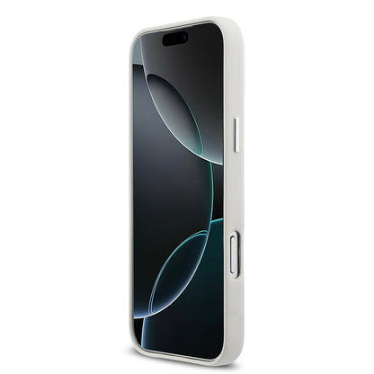 Apple iPhone 17 Pro Max Kılıf DKNY Orjinal Lisanslı M-safe Şarj Özellikli PU Büyük Dikey Logolu Kapak