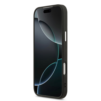 iPhone 17 Pro Max Kılıf DKNY Orjinal Lisanslı M-safe Şarj Özellikli PU Deri Kabartmalı Kılıf