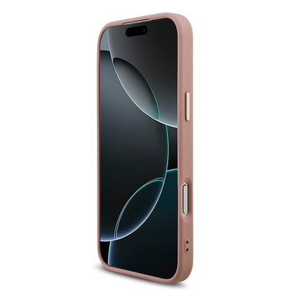 iPhone 17 Pro Max Kılıf Guess Orjinal Lisanslı 4G Büyük Metal Kamera Çerçeveli ve Logolu Glitter Kılıf