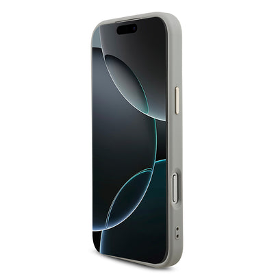 Apple iPhone 17 Pro Max Kılıf Guess Orjinal Lisanslı 4G Büyük Metal Kamera Çerçeveli ve Logolu Glitter Kapak Pembe