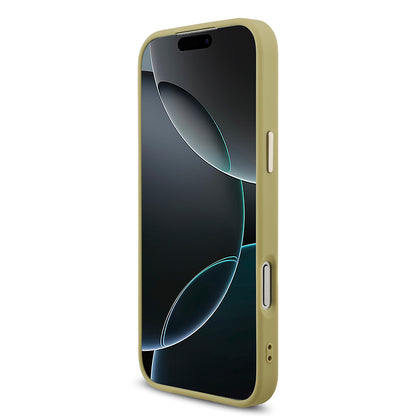 iPhone 17 Pro Max Kılıf Guess Orjinal Lisanslı 4G Büyük Metal Kamera Çerçeveli ve Logolu Glitter Kılıf