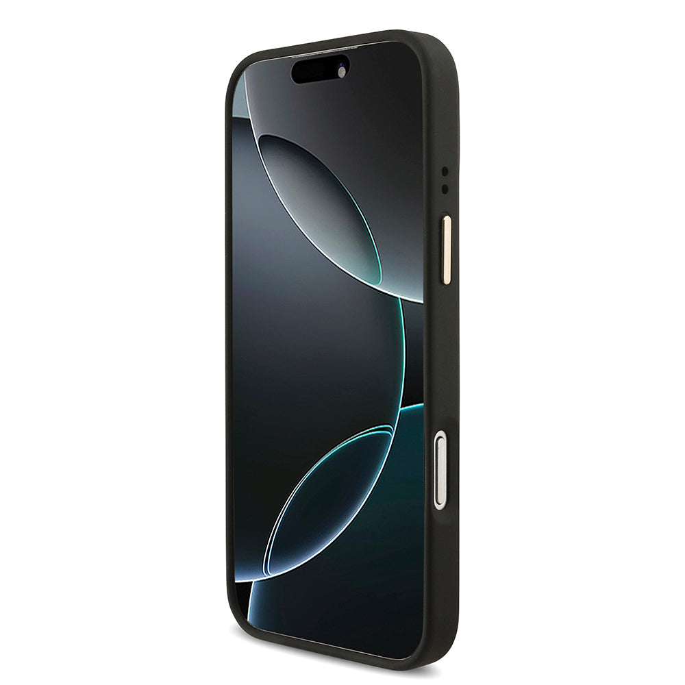 iPhone 17 Pro Max Kılıf Guess Orjinal Lisanslı 4G Büyük Metal Logolu Kalın Askılı Kılıf