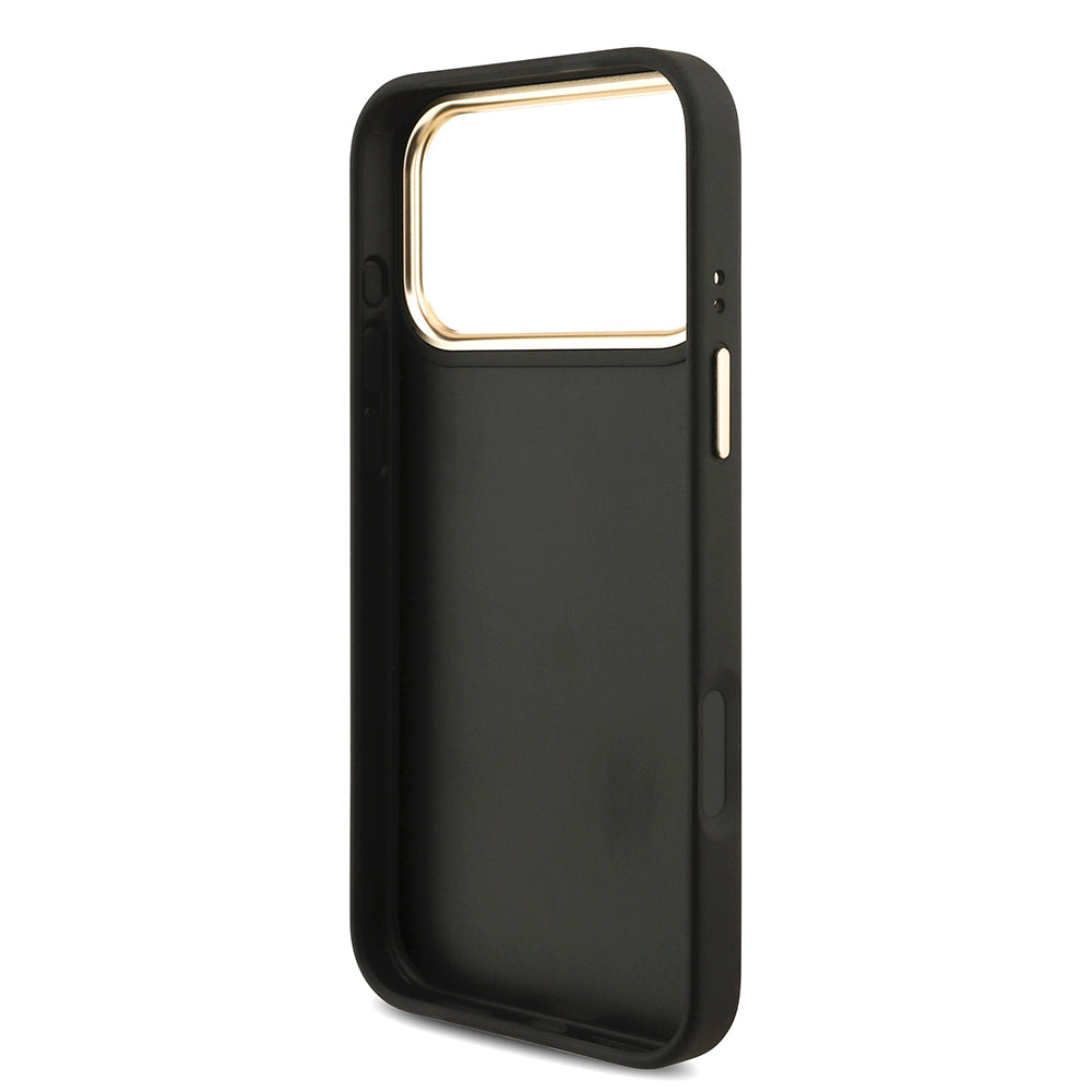 iPhone 17 Pro Max Kılıf Guess Orjinal Lisanslı 4G Büyük Metal Logolu Kalın Askılı Kılıf