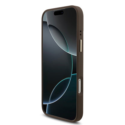 iPhone 17 Pro Max Kılıf Guess Orjinal Lisanslı 4G Büyük Metal Logolu Kalın Askılı Kılıf