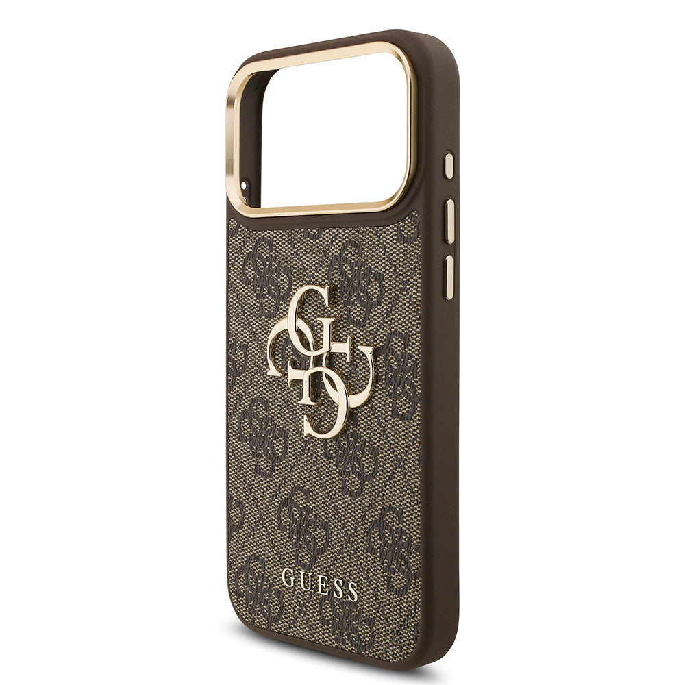 iPhone 17 Pro Max Kılıf Guess Orjinal Lisanslı 4G Büyük Metal Logolu Kalın Askılı Kılıf