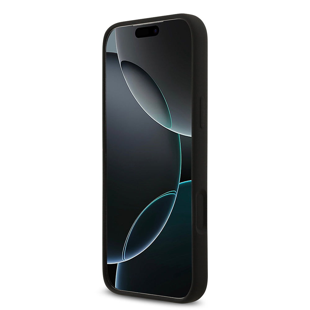 iPhone 17 Pro Max Kılıf Guess Orjinal Lisanslı Grained Yazı Logolu Kılıf