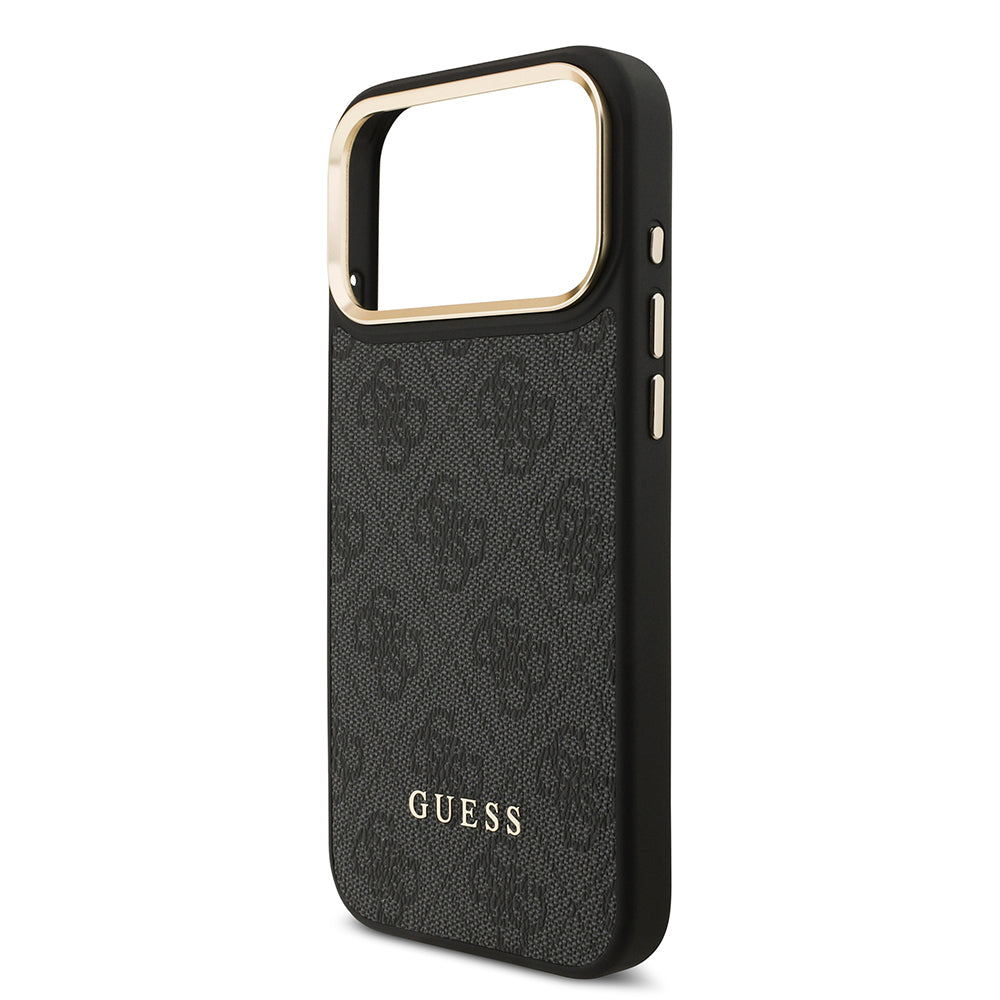 iPhone 17 Pro Max Kılıf Guess Orjinal Lisanslı M-safe Şarj Özellikli Askılı ve 4G Logo Kartlıklı Kılıf