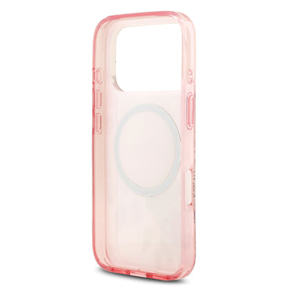 iPhone 17 Pro Max Kılıf Guess Orjinal Lisanslı M-safe Şarj Özellikli Flower Tonal Circle Kılıf