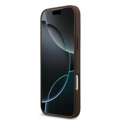 iPhone 17 Pro Max Kılıf Guess Orjinal Lisanslı M-safe Şarj Özellikli Yazı Logolu Circle Classic Kılıf