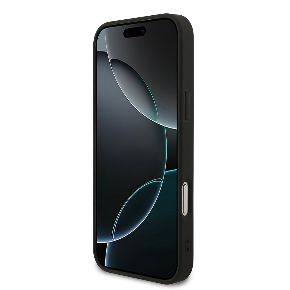 iPhone 17 Pro Max Kılıf Guess Orjinal Lisanslı M-safe Şarj Özellikli Yazı Logolu PU Deri Kılıf