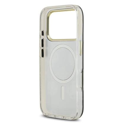 iPhone 17 Pro Max Kılıf Guess Orjinal Lisanslı Metal Kamera Çerçeveli Simli Aynalı Kılıf