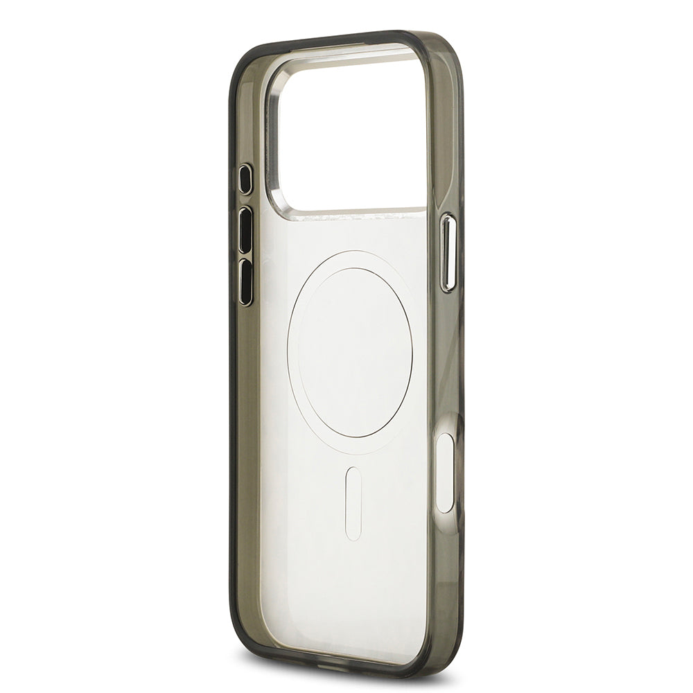 iPhone 17 Pro Max Kılıf Karl Lagerfeld Orjinal Lisanslı M-safe Şarj Özellikli IML Leopar Baskılı Kılıf