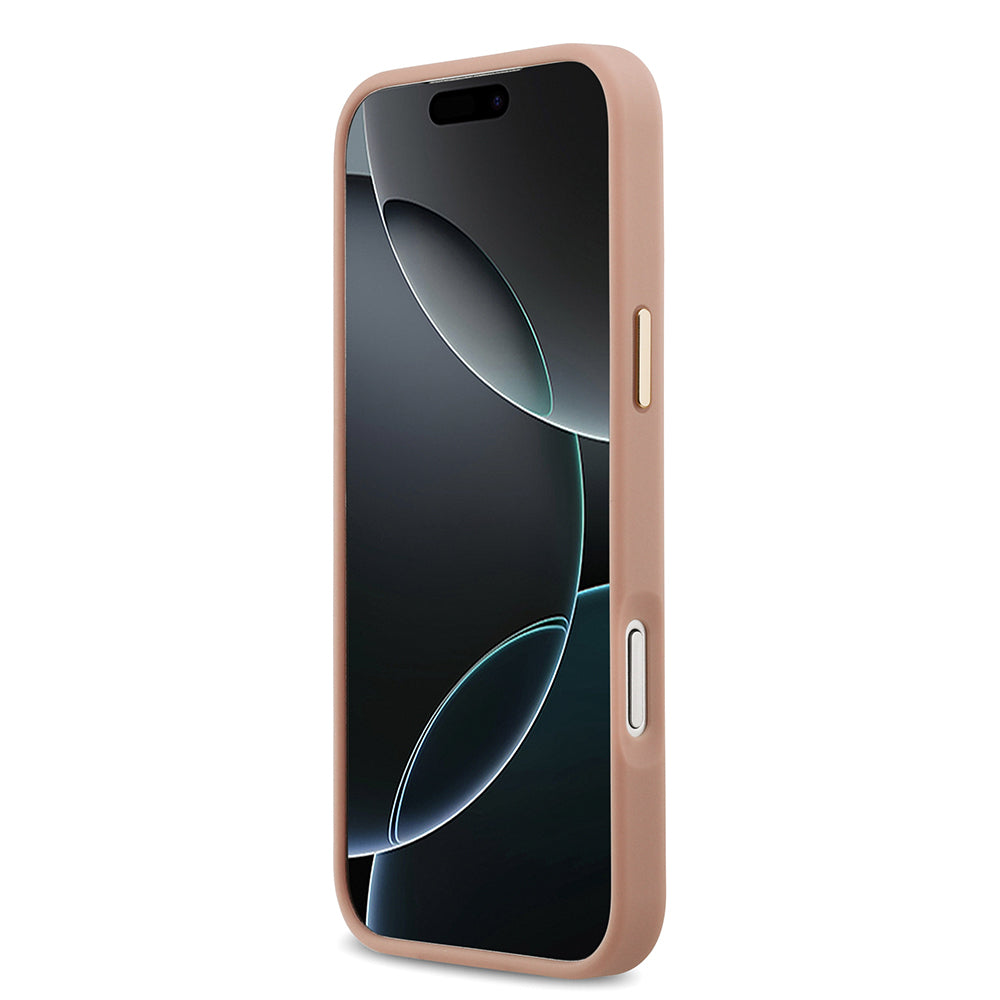 iPhone 17 Pro Max Kılıf Lacoste Orjinal Lisanslı M-safe Şarj Özellikli Champs Elysees PU Deri Tasarımlı Kılıf