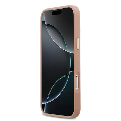 iPhone 17 Pro Max Kılıf Lacoste Orjinal Lisanslı M-safe Şarj Özellikli Champs Elysees PU Deri Tasarımlı Kılıf