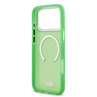 Apple iPhone 17 Pro Max Kılıf Lacoste Orjinal Lisanslı M-safe Şarj Özellikli İkonik Timsah Logolu Buzlu Kapak Gri