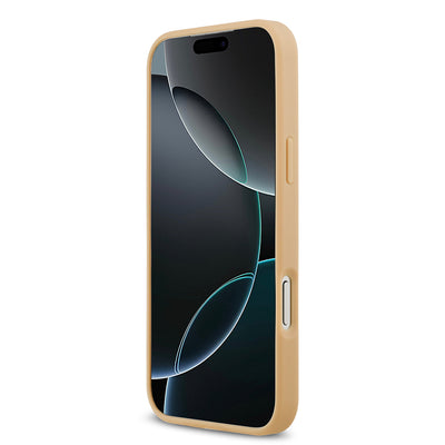 Apple iPhone 17 Pro Max Kılıf Lacoste Orjinal Lisanslı M-safe Şarj Özellikli PU Deri Tasarımlı Karışık Monogram Desenli Kapak Siyah