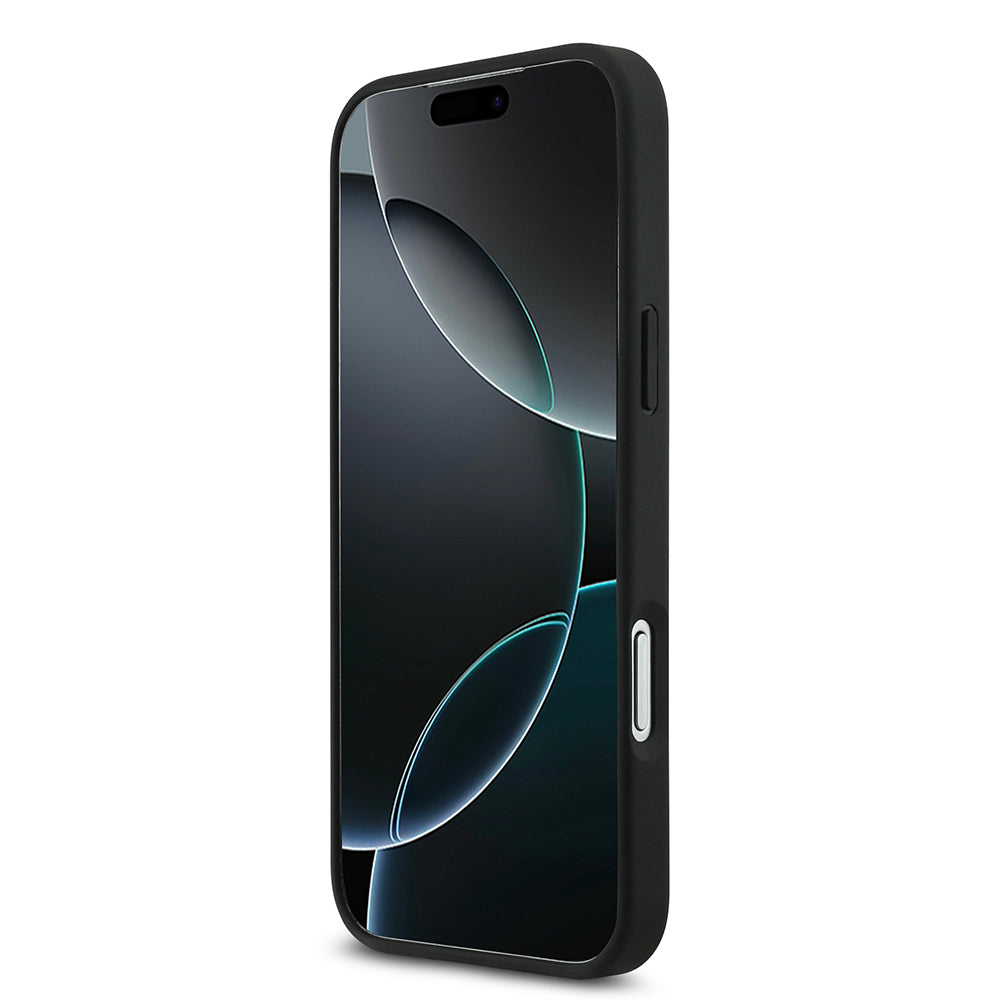 iPhone 17 Pro Max Kılıf Lacoste Orjinal Lisanslı M-safe Şarj Özellikli PU Pike Desenli Metal Logolu Kartlıklı Kılıf