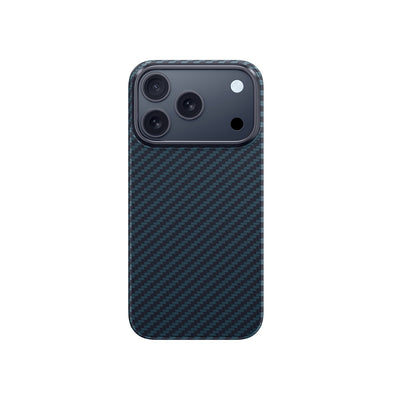 Apple iPhone 17 Pro Max Kılıf M-safe Şarj Özellikli 1500D Aramid Fiber Amazingthing Titan Max Serisi Kapak Siyah-Gri