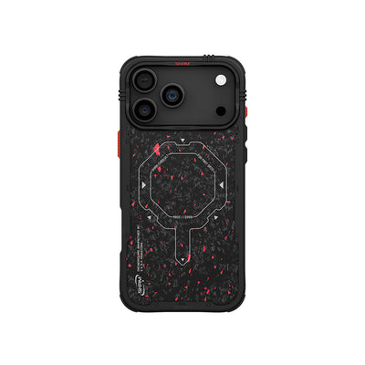 Apple iPhone 17 Pro Max Kılıf M-safe Şarj Özellikli Airbag Tasarımlı Skinarma Vektor Kapak Siyah