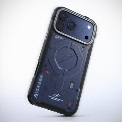 iPhone 17 Pro Max Kılıf M-Safe Şarj Özellikli Airbag Tasarımlı Skinarma Vigor Kılıf