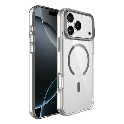 Apple iPhone 17 Pro Max Kılıf M-safe Şarj Özellikli Airbagli Kamera Standlı Zore Azor Kapak