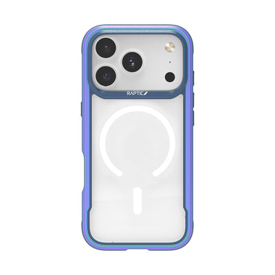 Apple iPhone 17 Pro Max Kılıf M-safe Şarj Özellikli Airbagli Raptic Shield Serisi Şeffaf Arka Yüzey Kapak Colorful