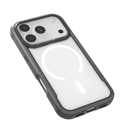 iPhone 17 Pro Max Kılıf M-safe Şarj Özellikli Airbagli Raptic Shield Serisi Şeffaf Arka Yüzey Kılıf