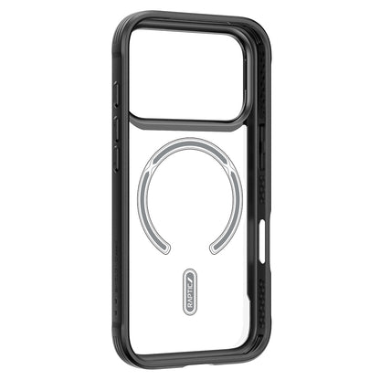 iPhone 17 Pro Max Kılıf M-safe Şarj Özellikli Airbagli Raptic Shield Serisi Şeffaf Arka Yüzey Kılıf