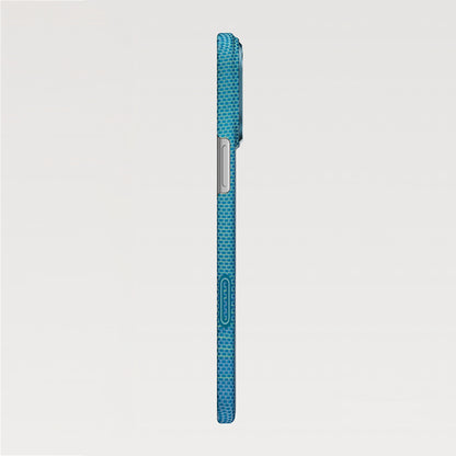 iPhone 17 Pro Max Kılıf M-safe Şarj Özellikli Aramid Fiber Pitaka Glints of Gold Ultra Slim Serisi Kılıf