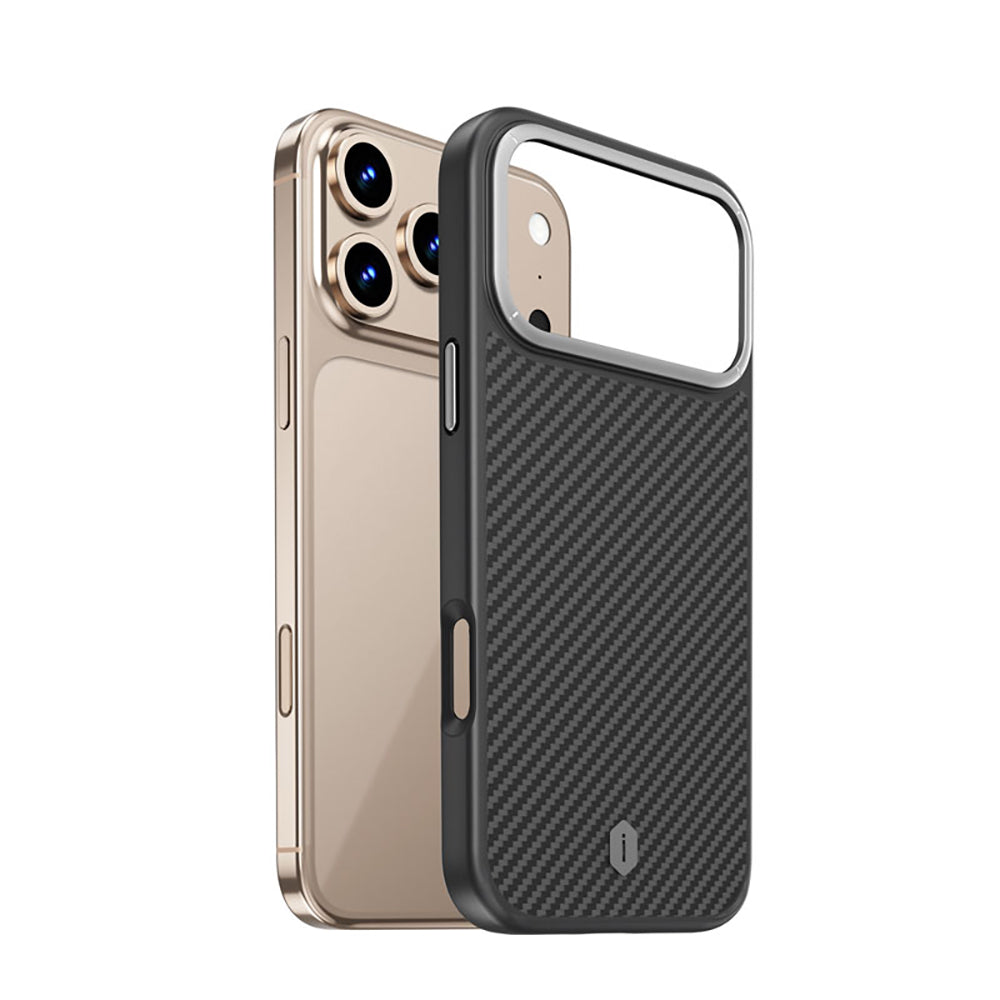 iPhone 17 Pro Max Kılıf M-safe Şarj Özellikli Aramid Fiber Wiwu Defense Ultra Serisi DCC-205 Kılıf