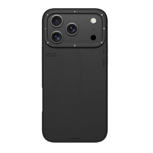 iPhone 17 Pro Max Kılıf M-safe Şarj Özellikli Basit Mat Deri Desenli Youngkit Tech Fashion Serisi Kılıf