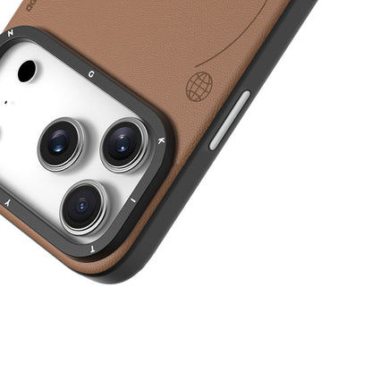 iPhone 17 Pro Max Kılıf M-safe Şarj Özellikli Basit Mat Deri Desenli Youngkit Tech Fashion Serisi Kılıf