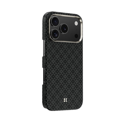 Apple iPhone 17 Pro Max Kılıf M-Safe Şarj Özellikli Benks ArmorAir ArmorGrid Serisi Kevlar Kapak Turuncu