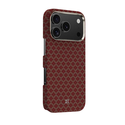 Apple iPhone 17 Pro Max Kılıf M-Safe Şarj Özellikli Benks ArmorAir ArmorGrid Serisi Kevlar Kapak Turuncu