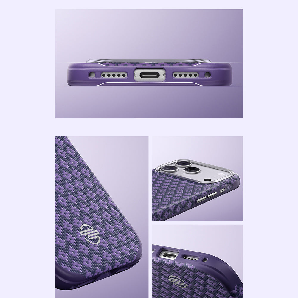 Apple iPhone 17 Pro Max Kılıf M-Safe Şarj Özellikli Benks ArmorPro ArmorEdge X9 Serisi Kevlar Kapak