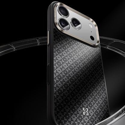 iPhone 17 Pro Max Kılıf M-Safe Şarj Özellikli Benks ArmorPro ArmorGrid Serisi Kevlar Kılıf