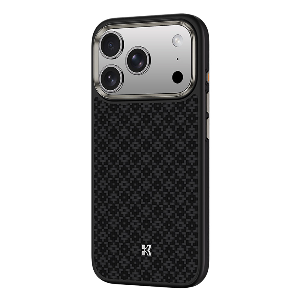 iPhone 17 Pro Max Kılıf M-Safe Şarj Özellikli Benks ArmorPro ArmorGrid Serisi Kevlar Kılıf