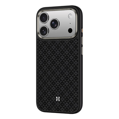 iPhone 17 Pro Max Kılıf M-Safe Şarj Özellikli Benks ArmorPro ArmorGrid Serisi Kevlar Kılıf