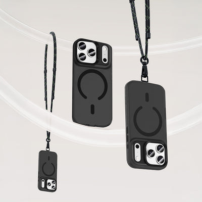 Apple iPhone 17 Pro Max Kılıf M-Safe Şarj Özellikli Benks C-Magnet Lucid Armor Kapak Mavi