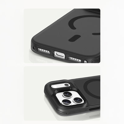 Apple iPhone 17 Pro Max Kılıf M-Safe Şarj Özellikli Benks C-Magnet Lucid Armor Kapak Mavi