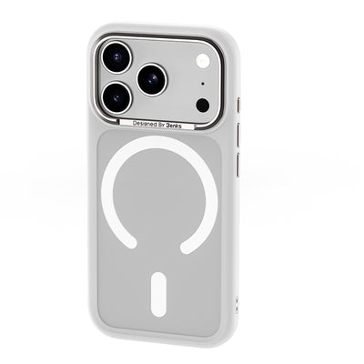 Apple iPhone 17 Pro Max Kılıf M-Safe Şarj Özellikli Benks Mist C-Magnet Kapak Turuncu