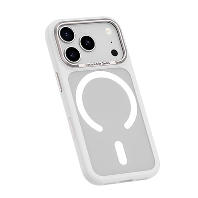 Apple iPhone 17 Pro Max Kılıf M-Safe Şarj Özellikli Benks Mist C-Magnet Kapak Mavi