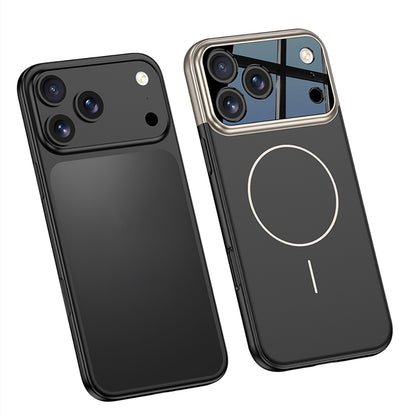 iPhone 17 Pro Max Kılıf M-safe Şarj Özellikli Çift Parçalı Zore Napoli Kılıf